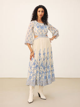 Ritu Kumar - Off White Himagri Long Dress