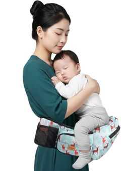 Chinmay Kids - Baby Carrier with Hip Seat & Convertible To Sling Carry Bag (18-24 Months)