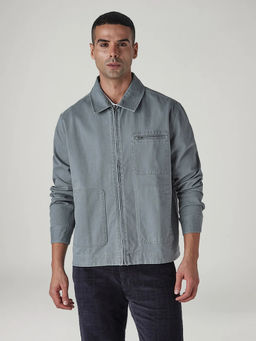 Levi's - Men Solid Grey Jacket