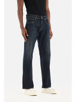 Snitch - Indigo Blue Washed Regular Casual Jeans for Men