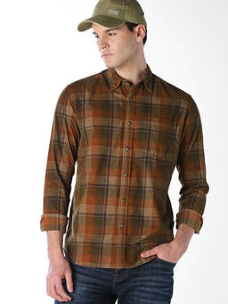 Jack & Jones - Men Multi-Color Check Cotton Full Sleeves Shirt