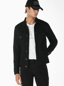 Jack & Jones - Men Black Denim Jacket