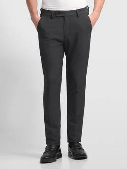 Arrow - Men Grey Jackson Super Slim Fit Mid Rise Trouser
