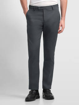Arrow - Men Grey Hudson Regular Fit Knitted Trousers