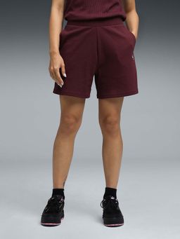 Puma - Essentials Elevated Women 5" High-Rise Rib Shorts