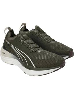 Puma - Men Foreverrun NITRO Knit Olive Running Shoes
