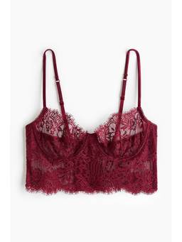 H&M - Women Red Lace Bralette