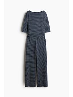 H&M - Women Blue Cotton Pyjamas and Top