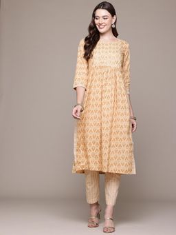 Readiprint - Cotton Peach Colour Kurta and Pant (Set of 2)