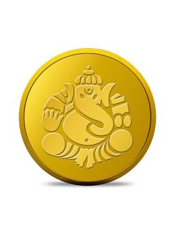 Kundan - 4 gm 24kt (999.9) Ganesha Gold Coin