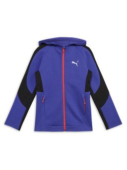 Puma - Evo Stripe Fz Dk Boys Blue Jacket