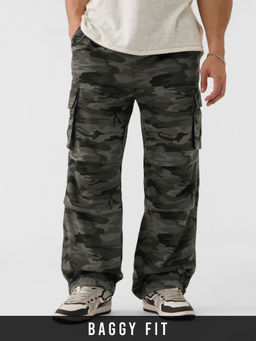 The Souled Store - Grey Camo Men Joggers