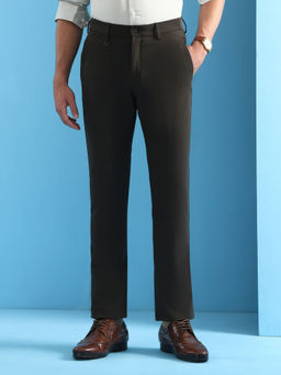 Arrow Newyork - Mens Solid Regular Fit Knitted Trouser