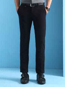 Arrow Newyork - Mens Solid Regular Fit Knitted Trouser