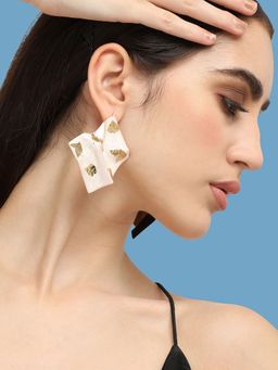 Sohi - Gold Plated Designer Party Drop Earring For Women
