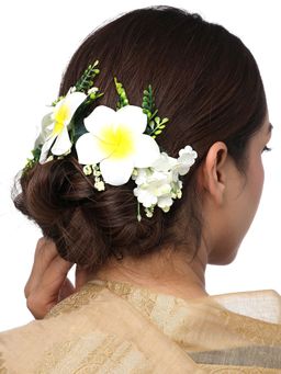 Yellow Chimes - Hair Jooda Pin Bridal Accessories Hair Clip/Side Comb Pin/Hair Comb pin