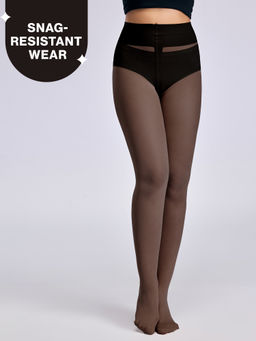 Nykd by Nykaa - Ultra Light Polka Sheer Stockings NYA052 Black (Free Size)