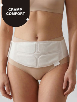 Nykd by Nykaa - Cramp Relief And Comfort Heat Belt NYA058 White (Free Size)