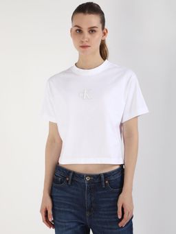 Calvin Klein - White Women Casual T-Shirt