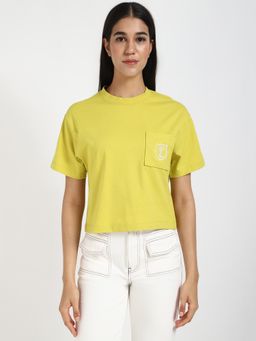 Calvin Klein - Yellow Women Casual T-Shirt