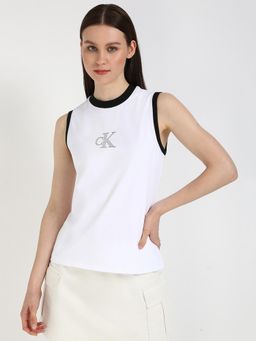 Calvin Klein - White Women Casual T-Shirt