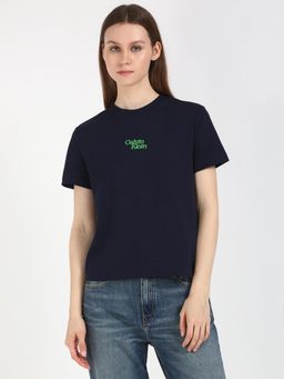 Calvin Klein - Navy Blue Women Casual T-Shirt