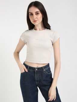 Calvin Klein - Beige Women Casual T-Shirt