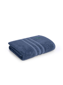 Feather & Spun - Navy Blue Bamboo Cotton - Bath Towel (M)