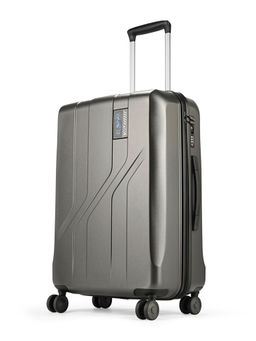 VIP - Black Solid Trolly Bag (Medium)