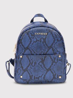 Caprese - Blue Animal Print Backpack