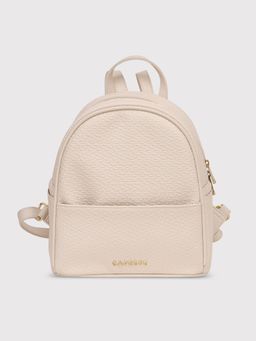 Caprese - Cream Solid Backpack