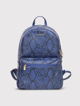 Caprese - Blue Animal Print Backpack