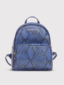 Caprese - Blue Animal Print Backpack