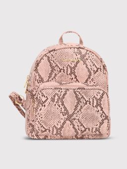 Caprese - Pink Animal Print Backpack