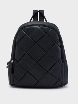 Caprese - Black Textured Backpack