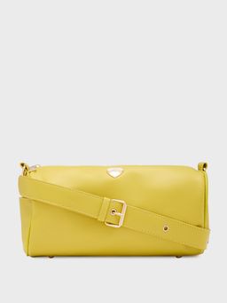 Caprese - Green Solid Sling Bag with Detachbale Strap