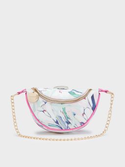 Caprese - Pink Solid Handheld Bag with Detachable Strap