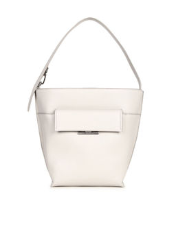 Calvin Klein - Off White Solid Handbag