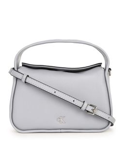 Calvin Klein - Blue Solid Sling Bag with Detachbale Strap