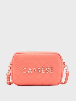 Caprese - Red Textured Sling Bag with Detachbale Strap
