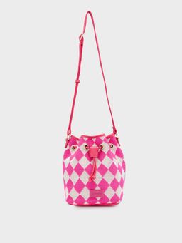 Caprese - Pink Checks Sling Bag