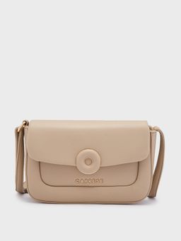 Caprese - Beige Solid Sling Bag