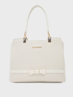 Caprese - White Solid Hand Bag