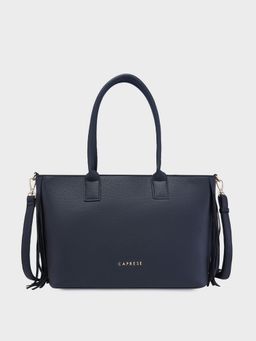 Caprese - Black Solid Hand Bag