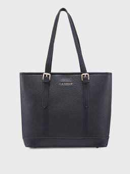 Caprese - Black Solid Hand Bag