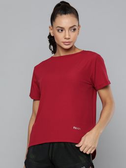 Fitkin - Women Self Stripe Acitve Lounge T-shirt