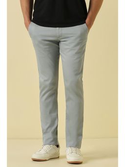 Allen Solly - Men Grey Solid Casual Trouser