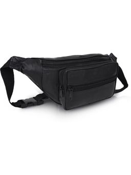 Cimoni - Black Stylish Classy Unique Design Short trip Waist Bag For Unisex