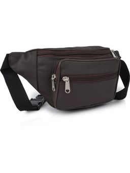 Cimoni - Brown Stylish Classy Unique Design Short trip Waist Bag For Unisex