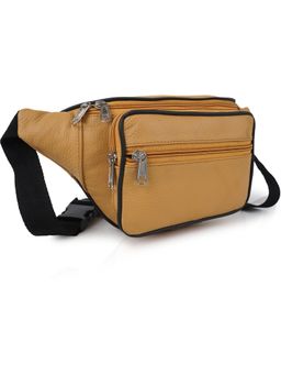 Cimoni - Mustard Stylish Classy Unique Design Short trip Waist Bag For Unisex